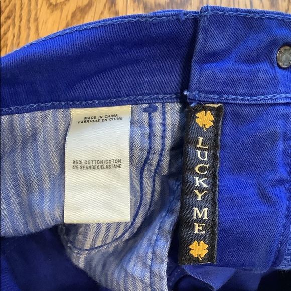 Lucky Brand Capri Style Jeans periwinkle blue Size 2/26 - Picture 7 of 7